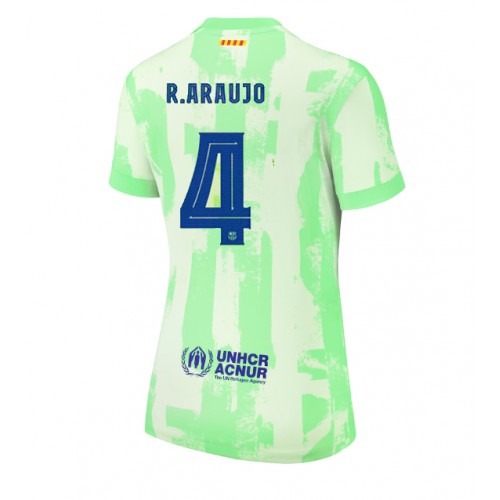 Fotballdrakt Dame Barcelona Ronald Araujo #4 Tredjedrakt 2024-25 Kortermet